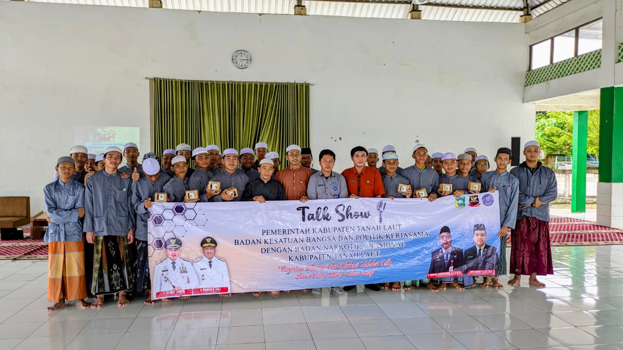 Kolaborasi BNNK dan Kesbangpol: 35 Santri Dibekali Pengetahuan Bahaya Narkotika