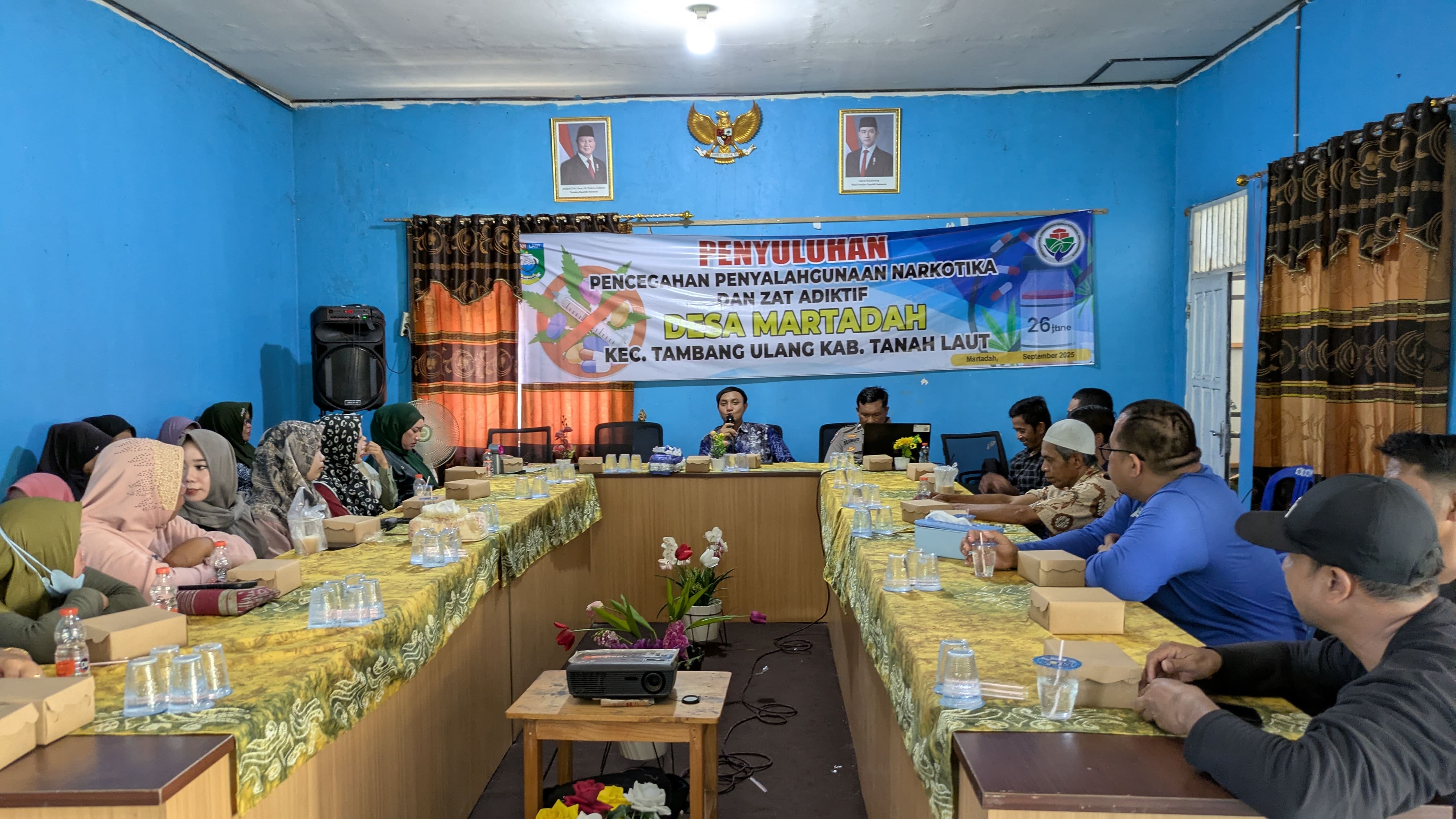 Seluruh Elemen Masyarakat Desa Martadah Bersatu Deklarasikan Komitmen Anti Narkoba