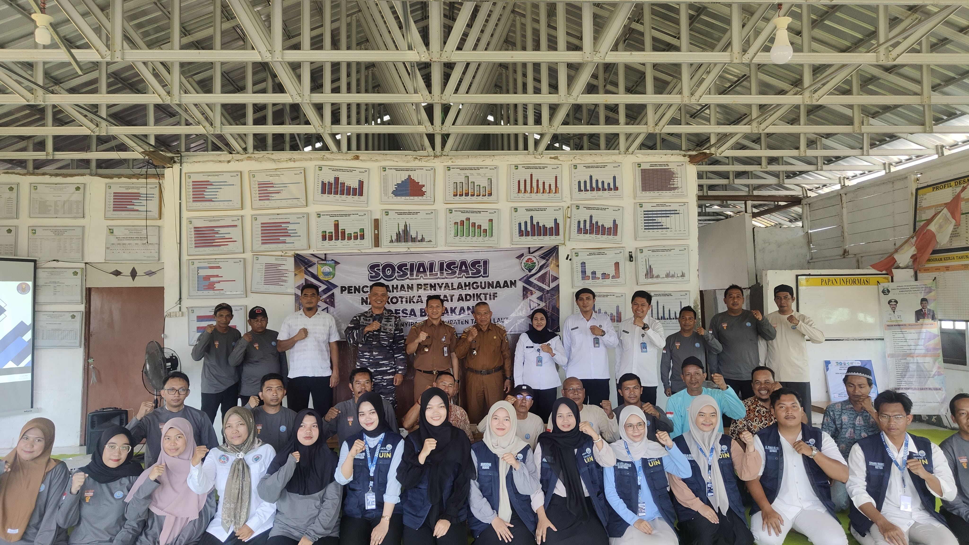 BNNK Tanah Laut Gelar Evaluasi Program Desa Bersinar Bersama 30 Relawan Anti Narkoba