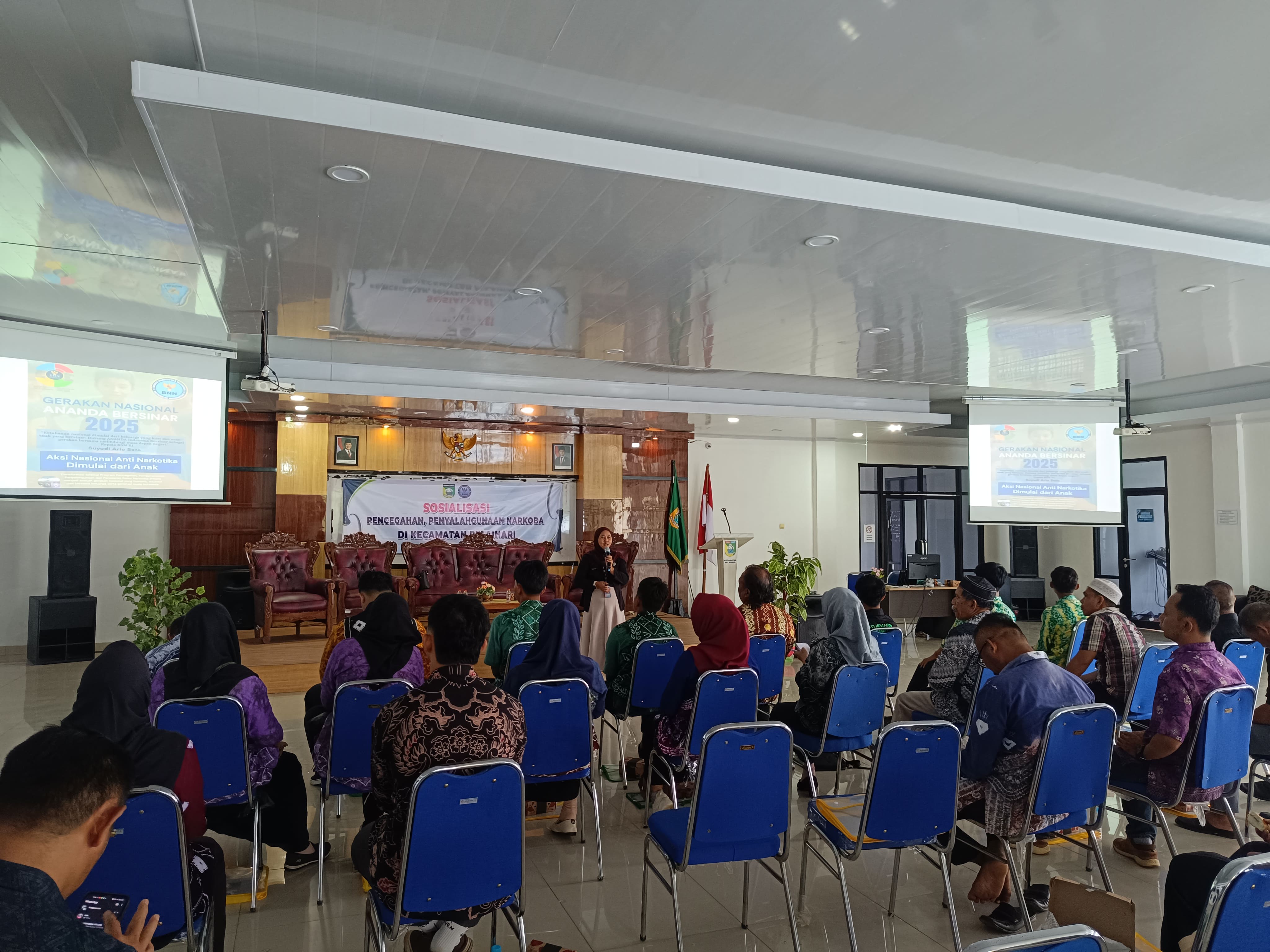 Pelaihari Lawan Narkoba! Kecamatan Pelaihari Gandeng BNN Sosialisasi Bahaya Narkoba