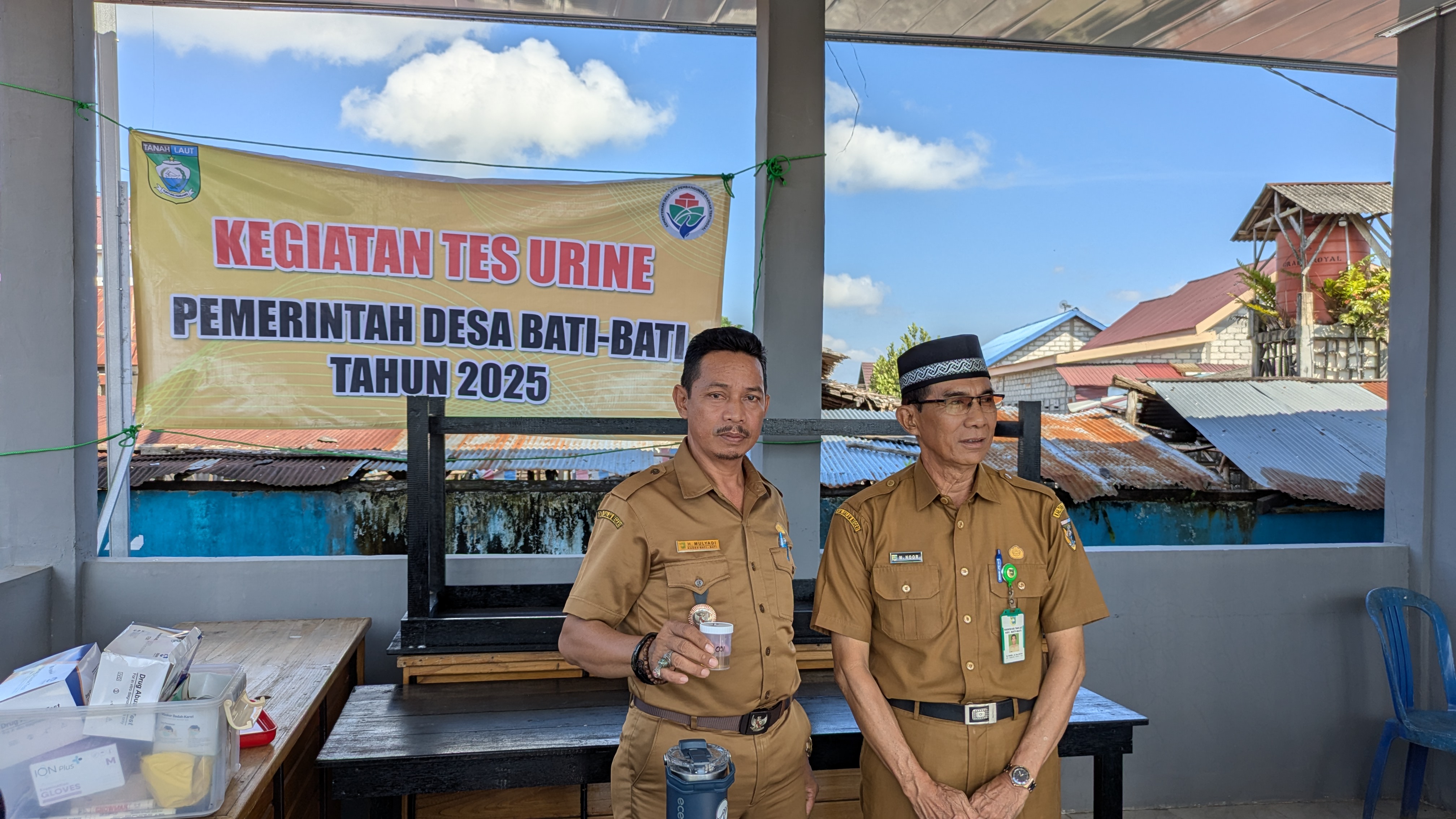 12 Aparat Desa Bati-Bati Dinyatakan Negatif Narkoba, BNNK Tanah Laut Puji Komitmen Pemerintahan Bersih
