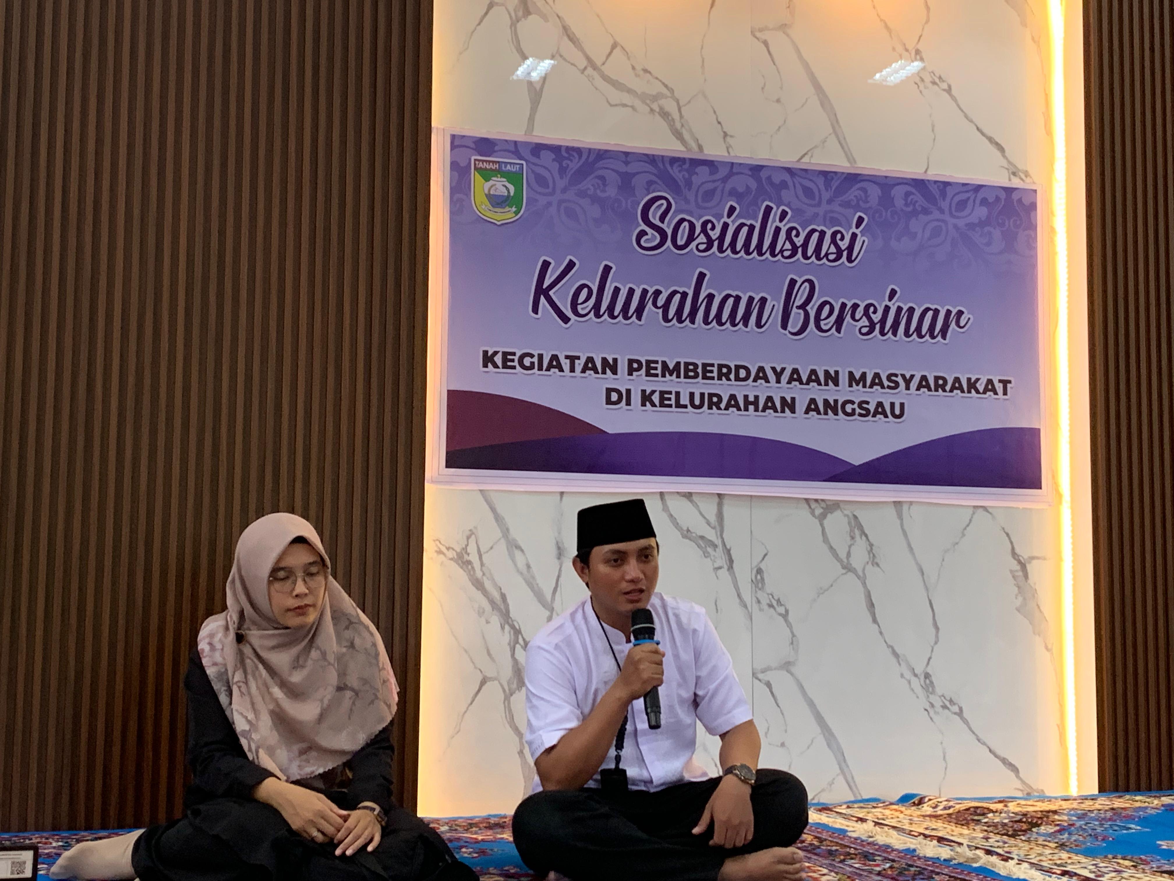 BNN Kab. Tanah Laut Kokohkan Status Kelurahan Bersinar di Angsau